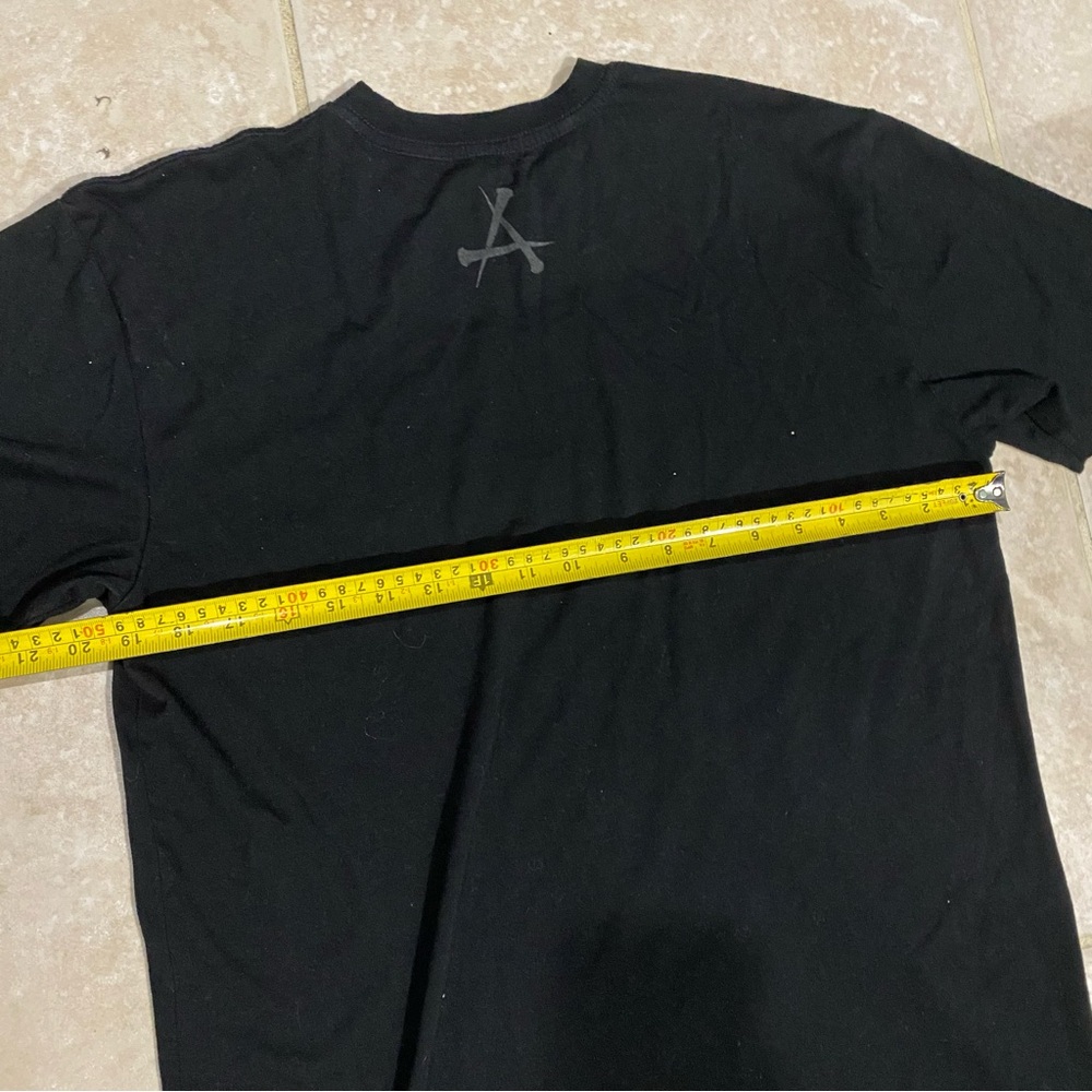 SOLD - Tortured Reflective Skull Sword Graphic T Shirt - Picture 7 of 8